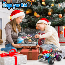 Load image into Gallery viewer, Remote Control Car, All Terrain Remote Control Truck for Boy, 2.4GHz Rc Car with Bodylight and Two Rechargeable Batteries
