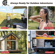 Load image into Gallery viewer, CAMPLUX 1.32 GPM Tankless Water Heater Portable, 5L Outdoor Propane Water Heater for Camping Trip with Overheating Protection, AY132G, Gray
