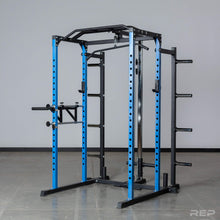 Load image into Gallery viewer, Rep Fitness PR-1100-Blu + Dip Attachment + Lat Pulldown + Weight Storage
