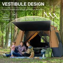Load image into Gallery viewer, EVER ADVANCED 10 Person Camping Blackout Design Tent
