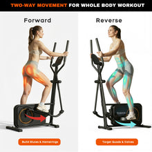 Load image into Gallery viewer, TOUSAINS ET3 Adjustable Stride Elliptical - Black
