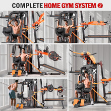 Load image into Gallery viewer, XGSW Multi-Function Home Gym Workout Station, Featuring a Pulley System, arm Trainer (Fitness Station+Cast lron 220LBS)
