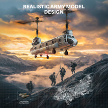 Load image into Gallery viewer, Military Transport RC Helicopter with Altitude Hold, One Key take Off/Landing, LED Light
