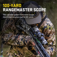 Load image into Gallery viewer, TenPoint Turbo X Crossbow, Moss Green - 415 FPS - Equipped with 100-Yard RangeMaster Scope, ACUslide Cocking &amp; De-Cocking System + S2 Trigger
