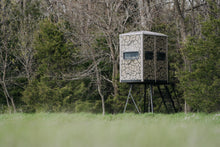 Load image into Gallery viewer, Striker Box Blind W/Elite 5' Tower/Steel WALL CONSTUCTION/Cracked MUD CAMO
