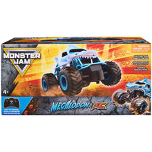 Load image into Gallery viewer, Monster Jam, Official Megalodon Remote Control Monster Truck for Boys and Girls, 1:24 Scale, 2.4 GHz, Kids Toys for Ages 4 and Up
