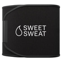 Load image into Gallery viewer, Sports Research Sweet Sweat Waist Trimmer Extra-Coverage (XC) - Premium Sweat Enhancing Fitness Band with More Belly Coverage - Adjustable Fit · Latex-Free Neoprene · More Coverage - Medium Black
