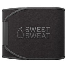 Load image into Gallery viewer, Sports Research Sweet Sweat Waist Trimmer (Core Series) - Premium Sweat Enhancing Fitness Band for Women &amp; Men - Adjustable Fit · Latex-Free Neoprene - Matte Black, Small
