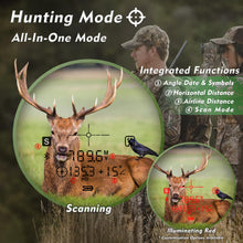 Load image into Gallery viewer, YINMONE 10x42 Laser Rangefinder Binoculars for Hunting Range Finder 2500Yds
