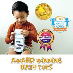 Bath Toys for Kids Ages 4-8, Kids Bath Toys for Boys, Mold Free No Hole Sealed, Soft Durable Army Play Set Submarine Tank Airplane Jet