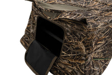 Load image into Gallery viewer, ALPS OutdoorZ Legend Layout Blind - Hunting Blind with Realtree MAX-7 Pattern, Zero-Gravity Chair Design, Waterproof Floor, Mesh Face Screen, Rear Zippered Door, and Backpack Carry Straps
