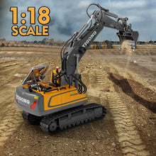 Load image into Gallery viewer, RC Excavator Toy Gifts Remote Control Excavator Toys for Boys 3-5 Year Old RC Construction Toys
