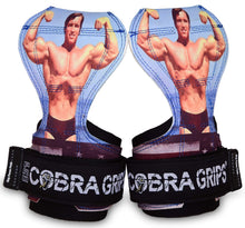 Load image into Gallery viewer, Cobra Grips Weight Lifting Gloves with Adjustable Neoprene Padded Wrist Wraps -  (PRO Arnold Leather)
