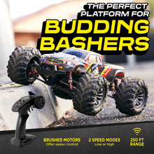 Load image into Gallery viewer, Remote Control Car, Hobby Grade RC Car 1:10 Scale Brushed Motor with Two Batteries, 4x4 Off-Road Waterproof RC Truck, Fast RC Cars
