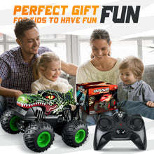 Load image into Gallery viewer, Monster Truck Toys - Remote Control Monster Truck with Light &amp; Music, Dinosaur Toys for Kids, 1:20 Scale RC Truck
