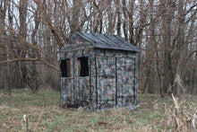 Load image into Gallery viewer, Deluxe 5'x5' 2-3 Person Hunting Blind 360 Degree See Through Fabric, Heavy Duty Metal Frame Deer Hunting Blinds
