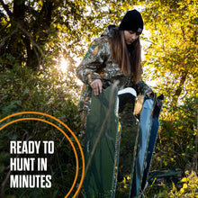 Load image into Gallery viewer, GhostBlind Phantom Extreme Bundle, Hunting Blinds and Hunting Accessories, Carry Pack, Extenders and Chair Included
