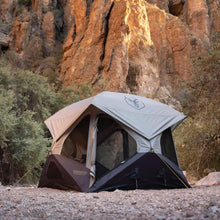 Load image into Gallery viewer, Gazelle Tents™ T4 Overland EXP Hub Tent, Extended Season Camping Tent, Sleeps 4, Pop-Up Hub Tent, Durable Ripstop Fabric, TriTech Mesh, Waterproof, UV Resistant, Agave Green, 78" x 94" x 94", GT403AG
