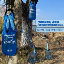 Load image into Gallery viewer, ShuRex 12L Gravity Fed Water Filtration System with Adjustable Tree Strap
