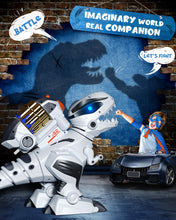 Load image into Gallery viewer, Remote Control Robot Dinosaur Toys for Kids, Large Rechargeable Jurassic Toys, STEM Programmable Interactive
