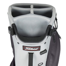 Load image into Gallery viewer, Titleist Players 5 Gray/Graphite/Black Golf Stand Bag with Premium Double Strap, 5-way Top Cuff, and External Drink Sleeves
