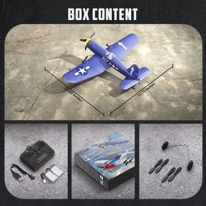 RC Plane 3 Channel Remote Control Airplane Fighter Toys, 2.4GHz 6-axis Gyro Stabilizer RTF Glider Aircraft Plane, Easy to Fly