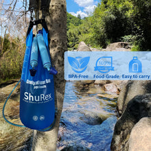 Load image into Gallery viewer, ShuRex 12L Gravity Fed Water Filtration System with Adjustable Tree Strap
