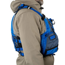 Load image into Gallery viewer, BLUESTORM Kinetic Fishing Life Jacket (PFD) | Fully Adjustable | Slim Back | Large Pockets | US Coast Guard Approved | for Kayaking, Fishing and More (DEEP Blue, Small/Medium)
