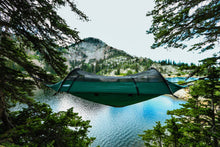 Load image into Gallery viewer, Lawson Hammock Blue Ridge Strap Bundle Tent Hammock Camping, Forest Green Hammock &amp; Strap Set

