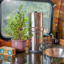 Load image into Gallery viewer, Travel Berkey Gravity-Fed Water Filter with 2 Black Berkey Elements–Enjoy Potable Water While Camping, RVing, Off-Grid, Emergencies, Every Day at Home

