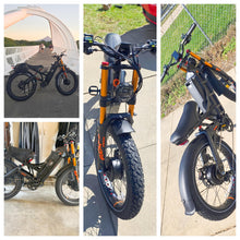 Load image into Gallery viewer, 2025 eAhora Romeo Pro 2 4000W 46MPH Dual Motor Electric Bike for Adults,70AH 200+ Miles Long Range Ebike,26&quot; Fat Tire
