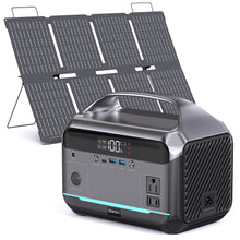 Load image into Gallery viewer, Daran Portable Power Station 600W with 80W Solar Panel

