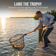 Load image into Gallery viewer, Aqwxc Heavy Duty Aluminum Large Landing Net with Telescoping Handle
