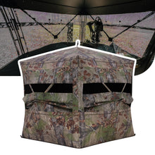 Load image into Gallery viewer, Barronett Blinds® Grandview, See-Through Hunting Blind, View-Through Fabric, Silent Shooting Windows, Bloodtrail™ Backwoods, 104" x 104" x 82", GV450BW
