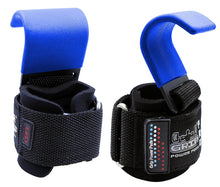 Load image into Gallery viewer, Heavy Duty PRO Metal Lifting Steel Hooks (Women-Wrist Size Small/Medium, Classic Blue)
