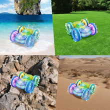 Load image into Gallery viewer, Amphibious Remote Control Car Boat,2.4Ghz 360° Rotation Gesture Sensing Stunt RC Cars,4WD Waterproof RC Trucks, Water Beach Pool Toys
