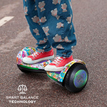 Load image into Gallery viewer, Hoverboard with Light Up Wheels Hover Play, 3 Mile Range, 6 MPH Speed Limit, Electric Hoverboard Perfect
