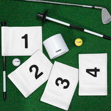 Load image into Gallery viewer, KINGTOP 3 ft Striped Golf Flagstick Sets, Numbers 1 to 4, 4 Pack
