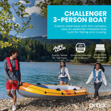 Load image into Gallery viewer, INTEX Challenger 3-Person Inflatable Boat Set with Oars and Pump
