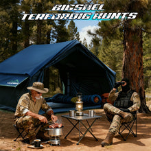 Load image into Gallery viewer, Inflatable Tent with Skylight &amp; Awning,Blow Up Tents for Camping,Hot Tent
