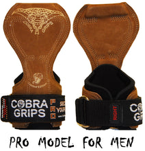 Load image into Gallery viewer, Cobra Grips Weight Lifting Gloves  (A PRO Brown Leather)
