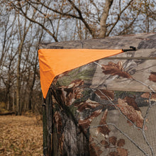 Load image into Gallery viewer, Barronett Blinds® Grandview, See-Through Hunting Blind, View-Through Fabric, Silent Shooting Windows, Bloodtrail™ Backwoods, 104" x 104" x 82", GV450BW
