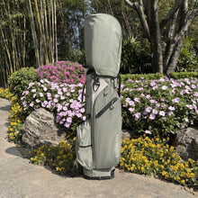Load image into Gallery viewer, T WINSOLOGY Lightweight Golf Stand Bag with 4 Way Top Dividers for Men and Women, Only 4.2 Pounds, 8 Storage Pockets Including Cooler, Double Shoulder Straps, Womens Golf Club Bag (Sage Grey/Cream)
