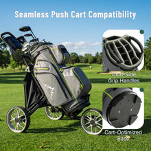 Load image into Gallery viewer, uniHimal Golf Cart Bag, 15 Way Organizer Divider Top with Handles
