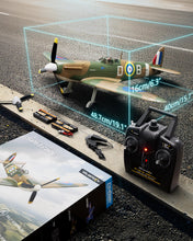 Load image into Gallery viewer, volantexrc Brushless RC Plane, 4 Channel Remote Control Airplane Fighter Spitfire RTF
