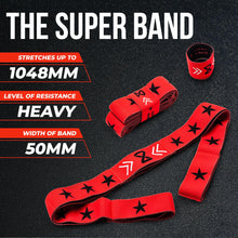 Load image into Gallery viewer, Two8 Bands Multi Loop Resistance Bands- Athletic Training-Record Breaking Red(heavy)
