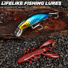 Load image into Gallery viewer, THKFISH Fishing Tackle Box with Tackle Included 400pcs w/Tools Scale

