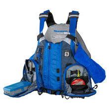 Load image into Gallery viewer, BLUESTORM Kinetic Fishing Life Jacket (PFD) | Fully Adjustable | Slim Back | Large Pockets | US Coast Guard Approved | for Kayaking, Fishing and More (Nitro RED, Small/Medium)
