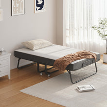 Load image into Gallery viewer, CAIYUN Folding Bed with Mattress and Storage Cover - 75"x38" Twin Size Frame, Portable Rollaway Guest Bed with 5-inch Memory Foam Mattress, Space-Saving Foldable Design for Easy Storage
