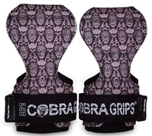 Load image into Gallery viewer, Cobra Grips Weight Lifting Gloves with Adjustable Neoprene Padded Wrist Wraps -  (PRO Skull)
